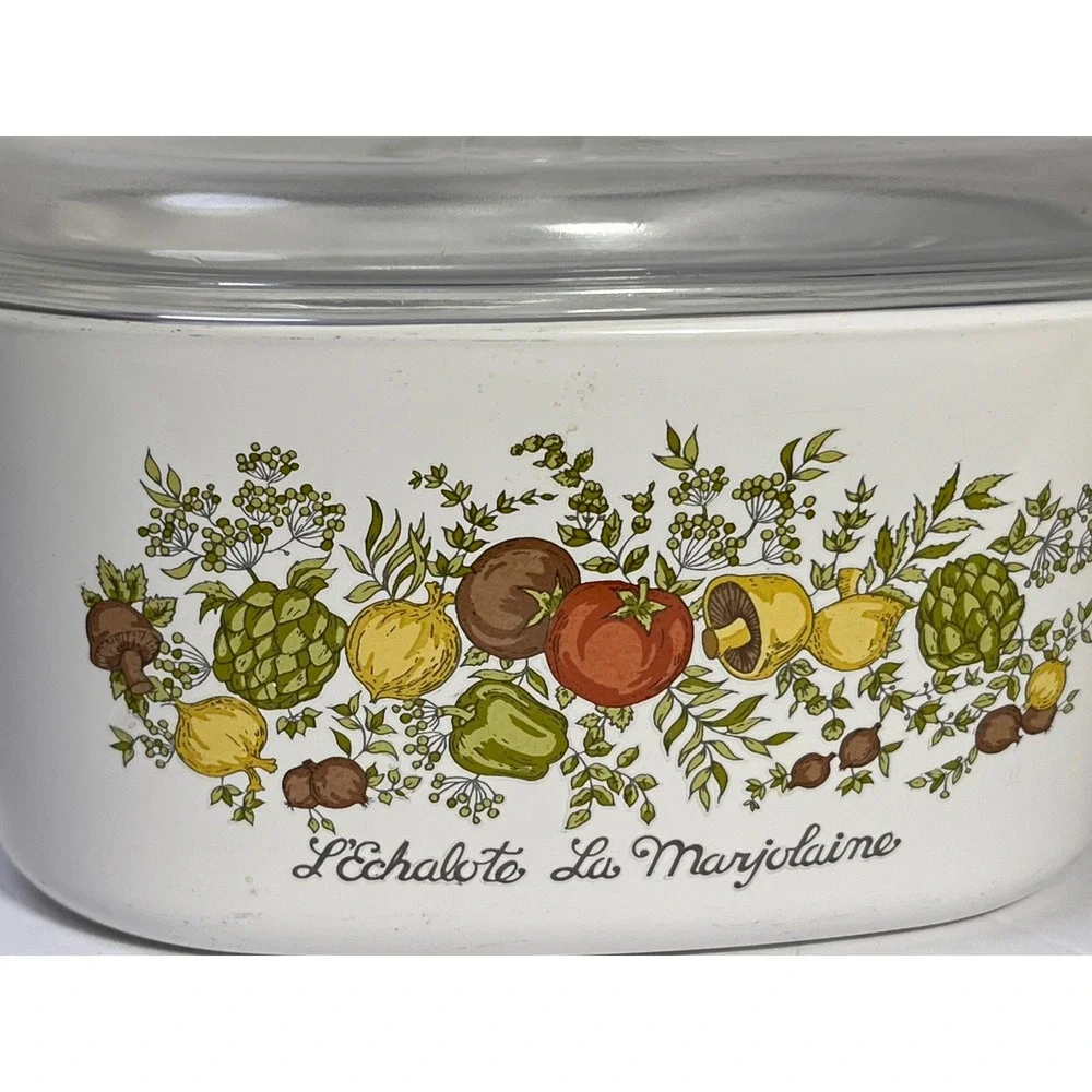 Vintage Corning Ware Spice O Life 3 Quart Dish Lid A-3-B L Echalote Marjolaine
